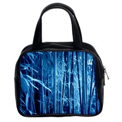 Blue Bamboo Classic Handbag (two Sides) by Siebenhuehner