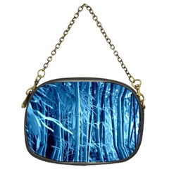 Blue Bamboo Chain Purse (two Sided) 