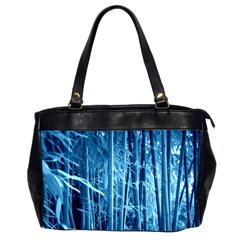 Blue Bamboo Oversize Office Handbag (two Sides) by Siebenhuehner