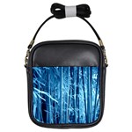 Blue Bamboo Girl s Sling Bag Front