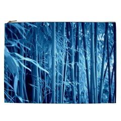 Blue Bamboo Cosmetic Bag (xxl) by Siebenhuehner