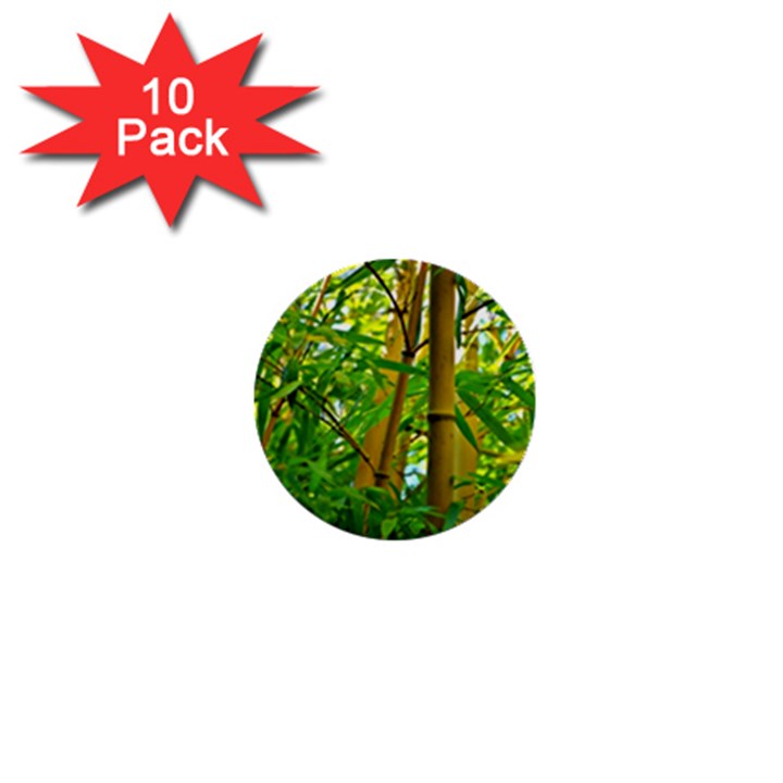 Bamboo 1  Mini Button (10 pack)