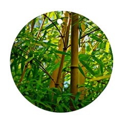 Bamboo Round Ornament (two Sides)