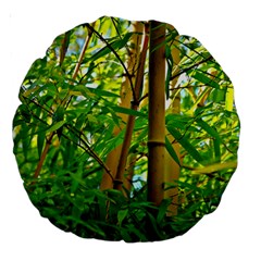 Bamboo 18  Premium Round Cushion  by Siebenhuehner