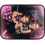 Grand Babies Mini Fleece Blanket (Two Sided) 35 x27  Blanket Front