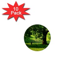 Trees 1  Mini Button Magnet (10 Pack) by Siebenhuehner