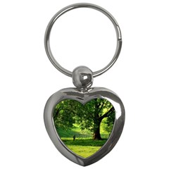 Trees Key Chain (heart) by Siebenhuehner