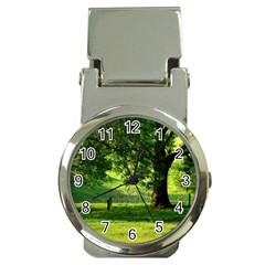 Trees Money Clip With Watch by Siebenhuehner