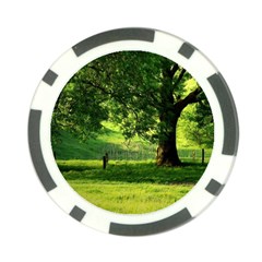 Trees Poker Chip