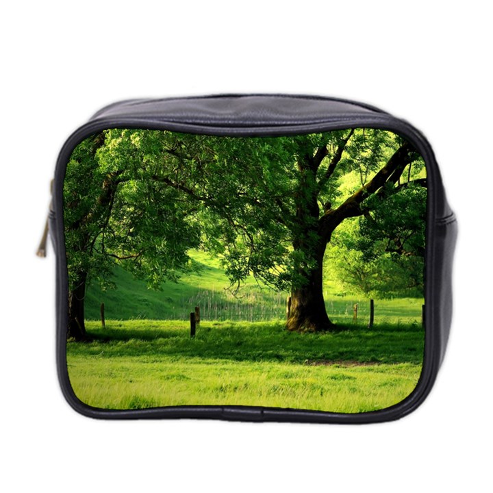 Trees Mini Travel Toiletry Bag (Two Sides)