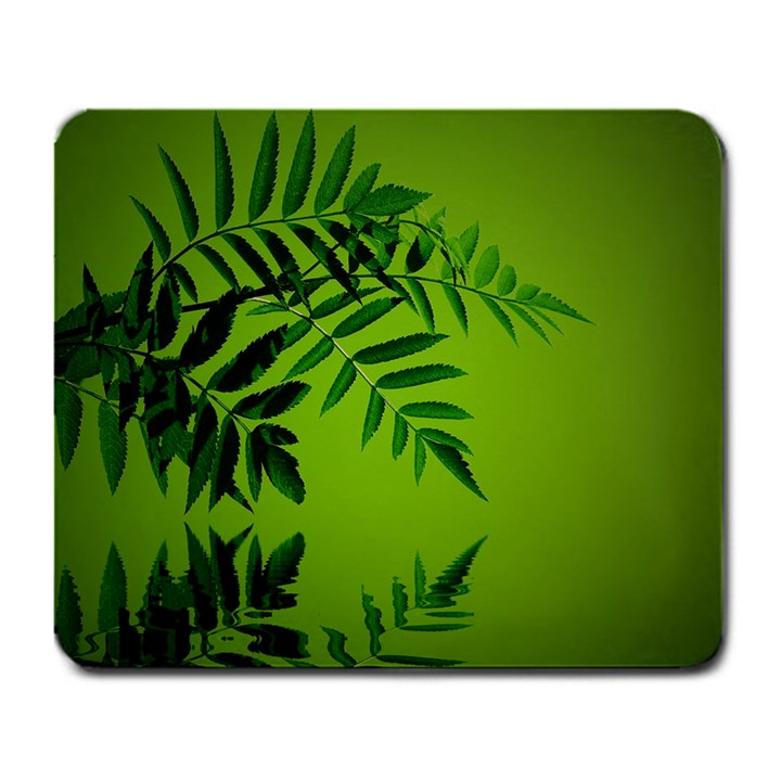 Leaf Large Mouse Pad (Rectangle)