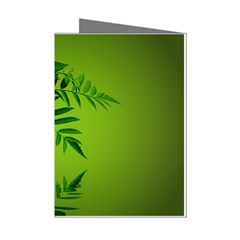 Leaf Mini Greeting Card (8 Pack) by Siebenhuehner