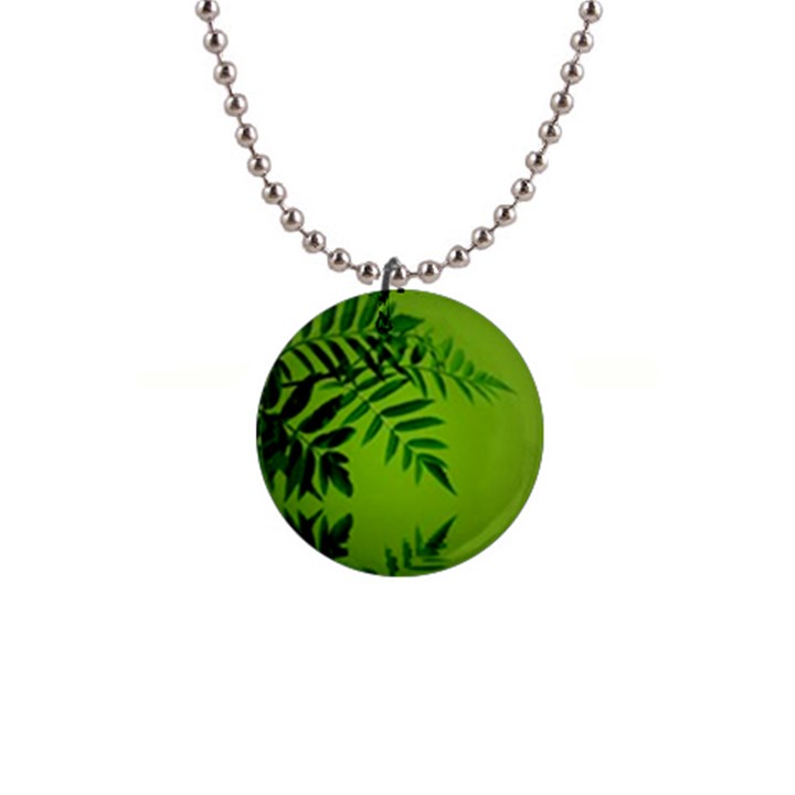 Leaf Button Necklace