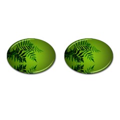 Leaf Cufflinks (oval)