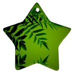 Leaf Star Ornament (Two Sides) Front