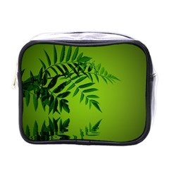 Leaf Mini Travel Toiletry Bag (one Side) by Siebenhuehner