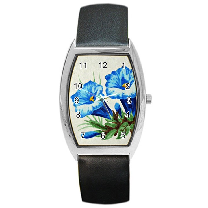 Enzian Tonneau Leather Watch