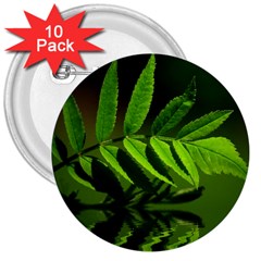 Leaf 3  Button (10 Pack) by Siebenhuehner