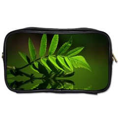 Leaf Travel Toiletry Bag (two Sides) by Siebenhuehner