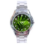 Leaf Stainless Steel Watch (Men s) Front