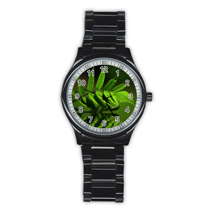 Leaf Sport Metal Watch (Black)