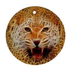 Jaguar Electricfied Round Ornament by masquerades