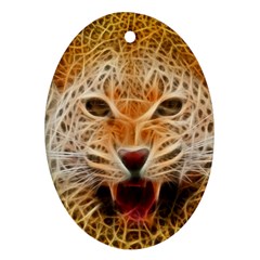 Jaguar Electricfied Oval Ornament by masquerades