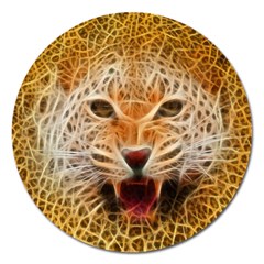 Jaguar Electricfied Magnet 5  (round) by masquerades