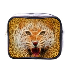 Jaguar Electricfied Mini Travel Toiletry Bag (one Side) by masquerades