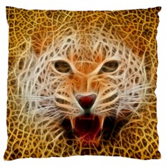 Jaguar Electricfied Large Cushion Case (single Sided)  by masquerades