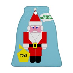 Santa Bell Ornament (two Sides)