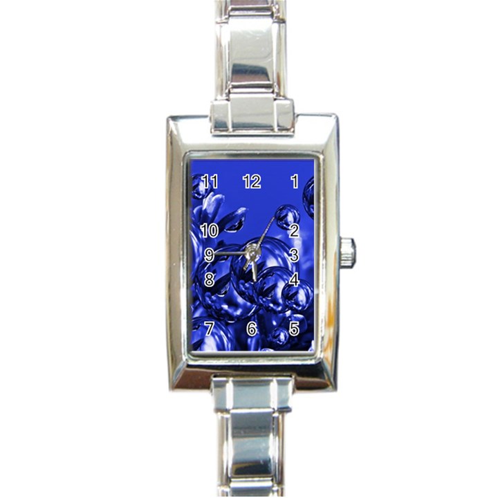 Magic Balls Rectangular Italian Charm Watch