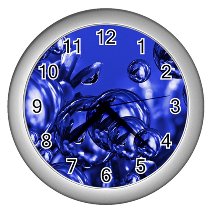 Magic Balls Wall Clock (Silver)