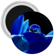 Waterdrop 3  Button Magnet