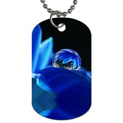 Waterdrop Dog Tag (one Sided)