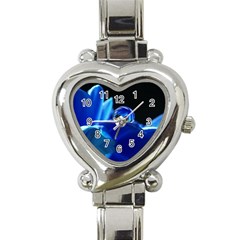 Waterdrop Heart Italian Charm Watch  by Siebenhuehner