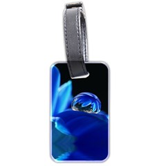 Waterdrop Luggage Tag (two Sides) by Siebenhuehner