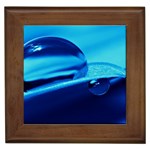 Waterdrops Framed Ceramic Tile Front