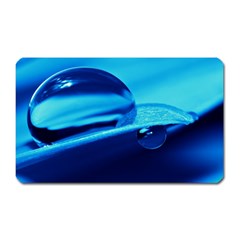 Waterdrops Magnet (rectangular) by Siebenhuehner