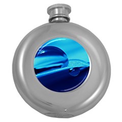 Waterdrops Hip Flask (round) by Siebenhuehner