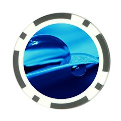 Waterdrops Poker Chip (10 Pack) by Siebenhuehner