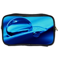 Waterdrops Travel Toiletry Bag (one Side) by Siebenhuehner