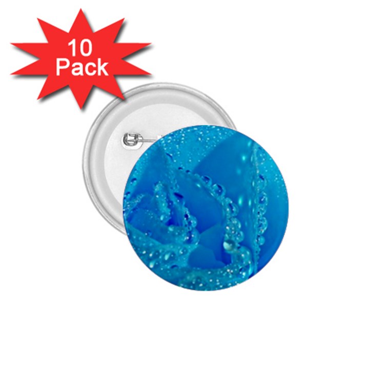 Blue Rose 1.75  Button (10 pack)