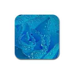 Blue Rose Drink Coasters 4 Pack (Square)