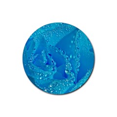 Blue Rose Drink Coasters 4 Pack (Round)