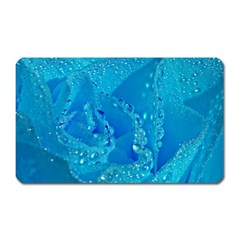 Blue Rose Magnet (Rectangular)