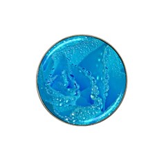 Blue Rose Golf Ball Marker (for Hat Clip)