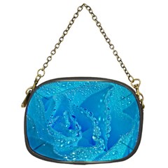 Blue Rose Chain Purse (One Side)