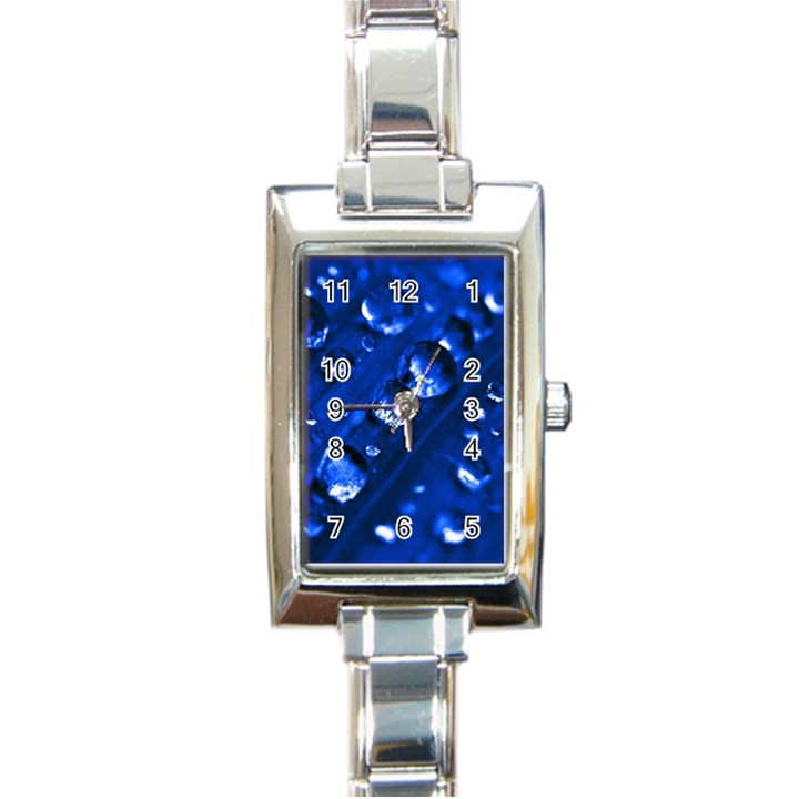 Waterdrops Rectangular Italian Charm Watch