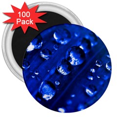 Waterdrops 3  Button Magnet (100 Pack) by Siebenhuehner